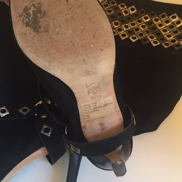 Kathy black leather boots 8.5 - Picture 6 of 6